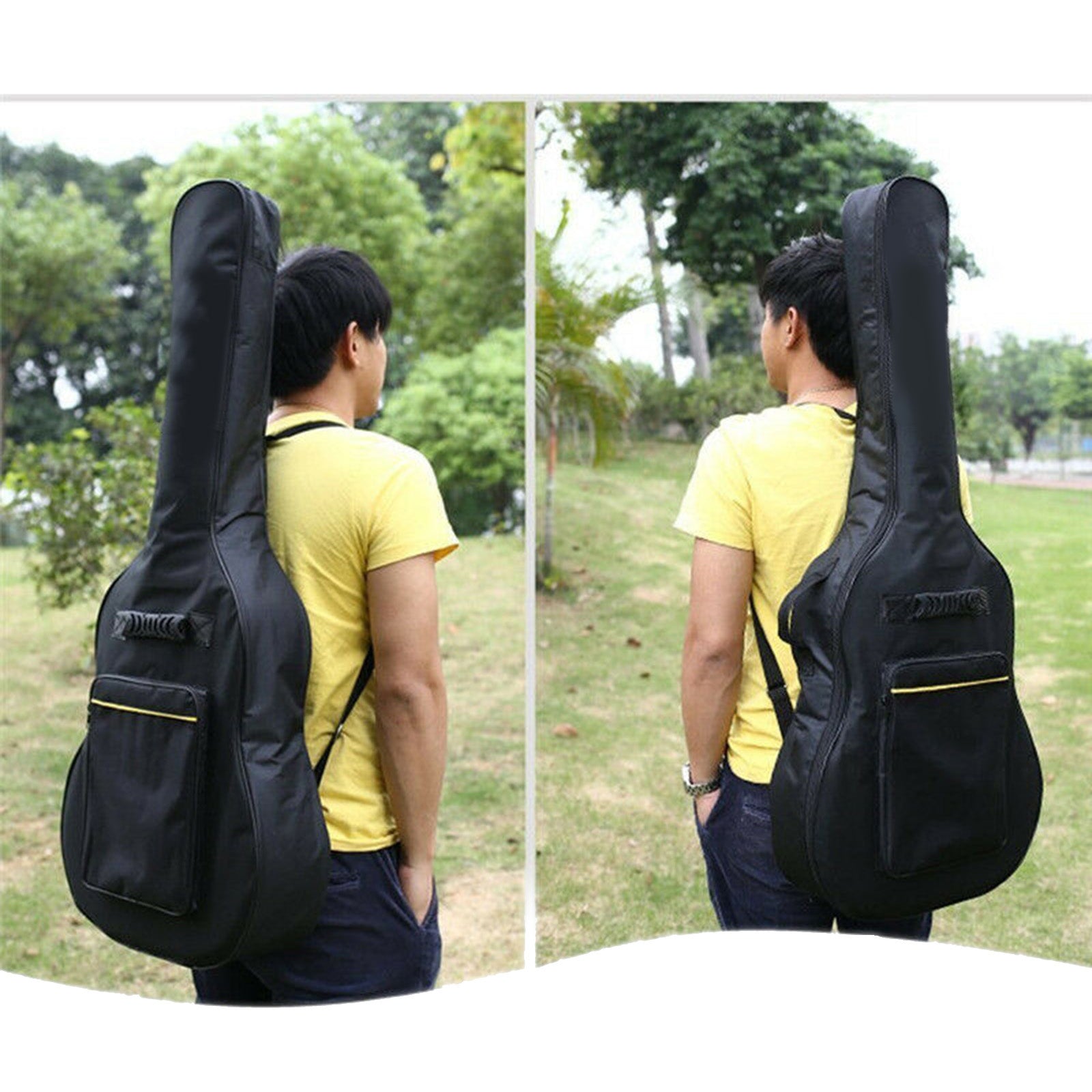 39'' Guitars Travel Carry Case Oxford Cloth Adjustable Shoulder Backpack