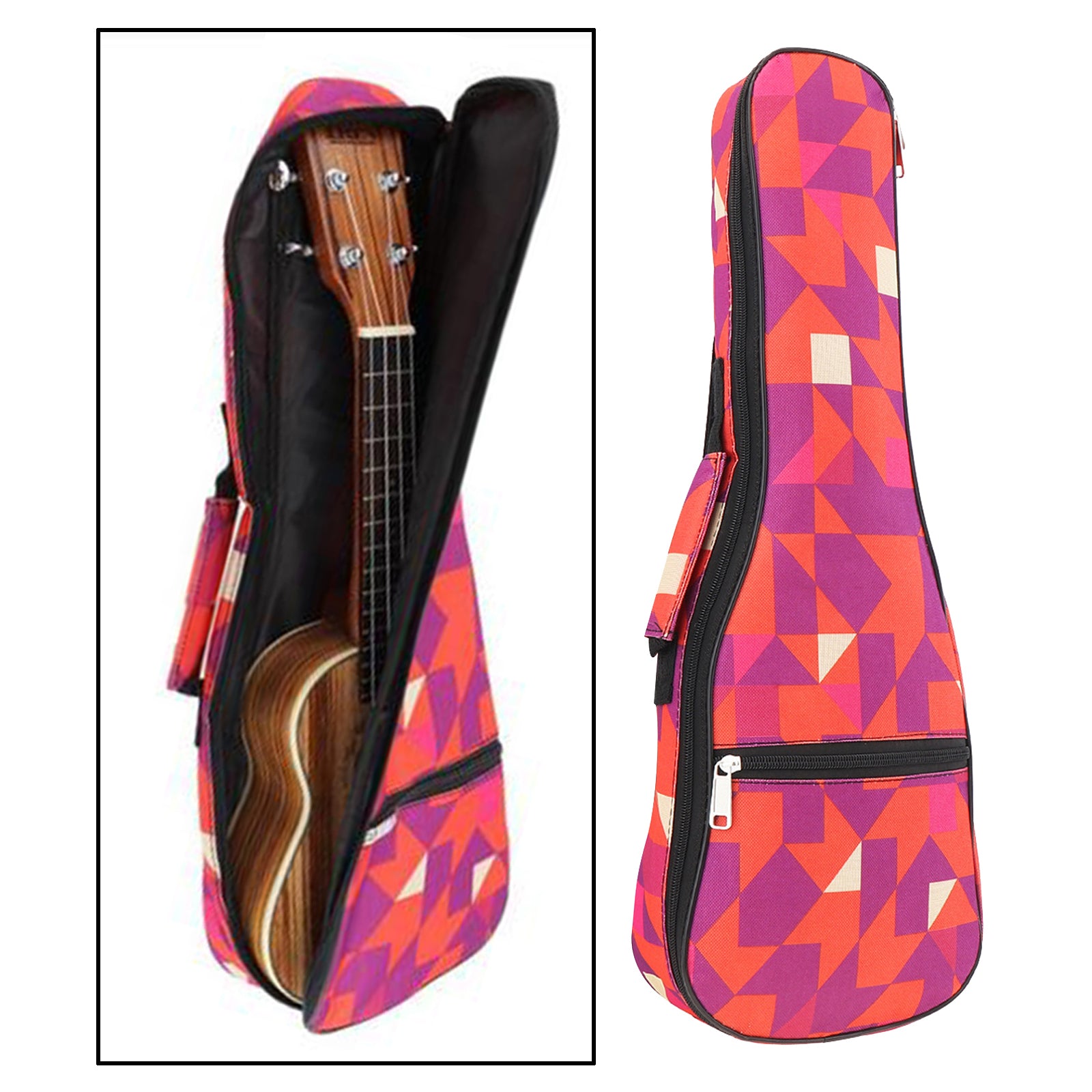 21/23/26'' Ukelele Carrying Case Uku Padded Backpack Bag 21inch Style1