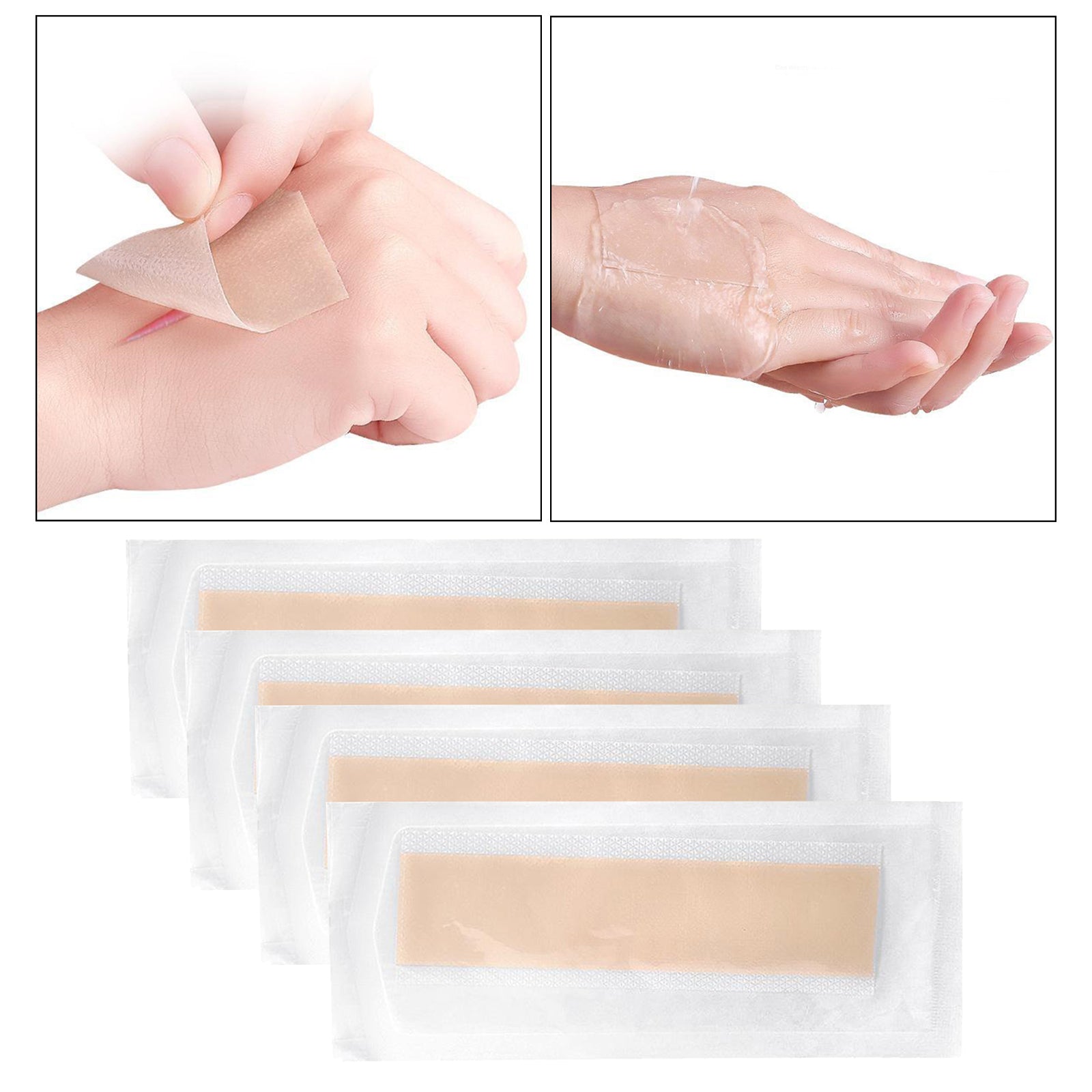 4 Pack Tattoo Flaw Concealer Tape Scar Acne Cover Flesh for Arms Neck Back L