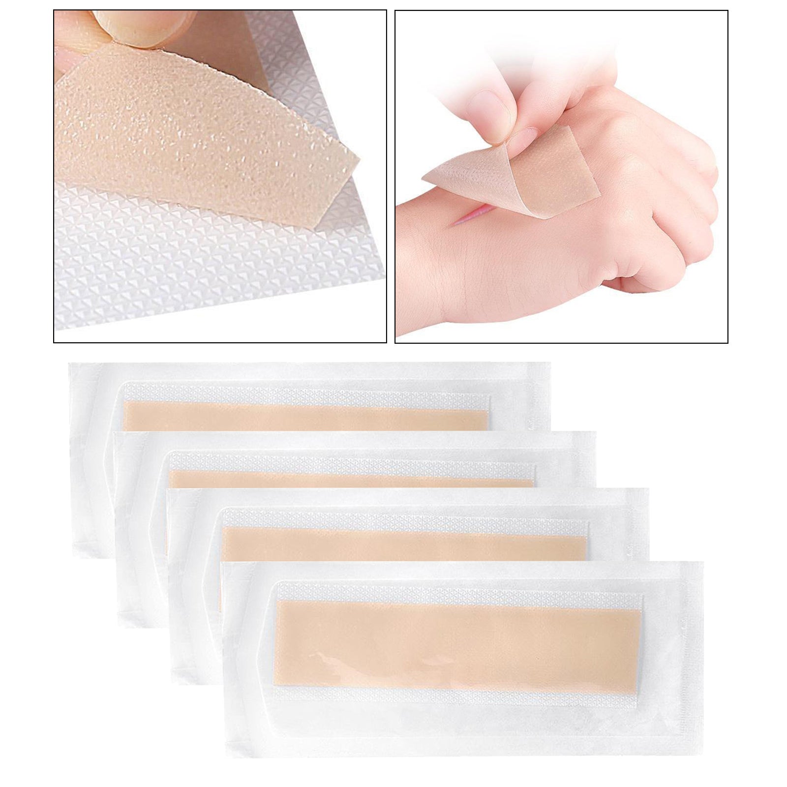 4 Pack Tattoo Flaw Concealer Tape Scar Acne Cover Flesh for Arms Neck Back L