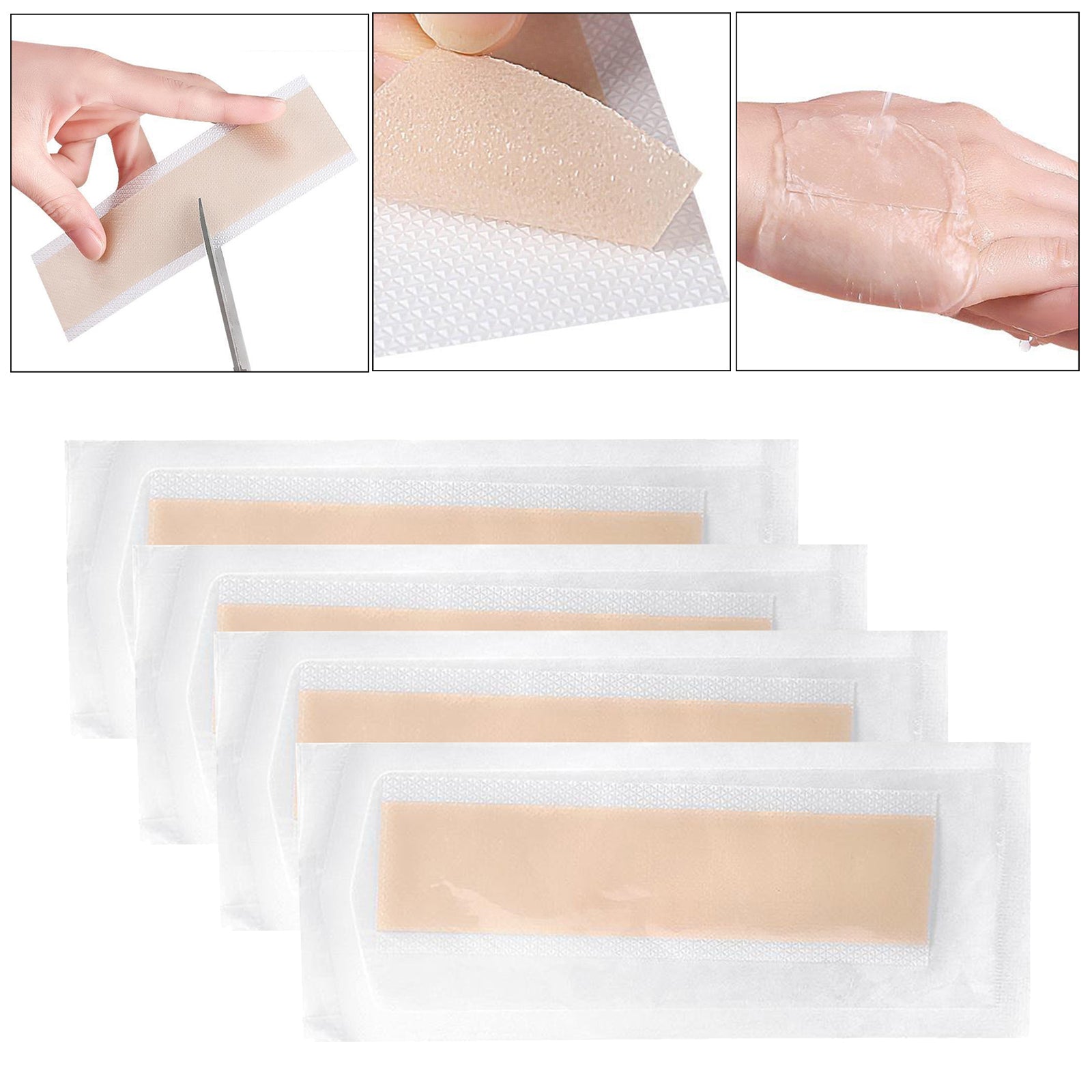 4 Pack Tattoo Flaw Concealer Tape Scar Acne Cover Flesh for Arms Neck Back L