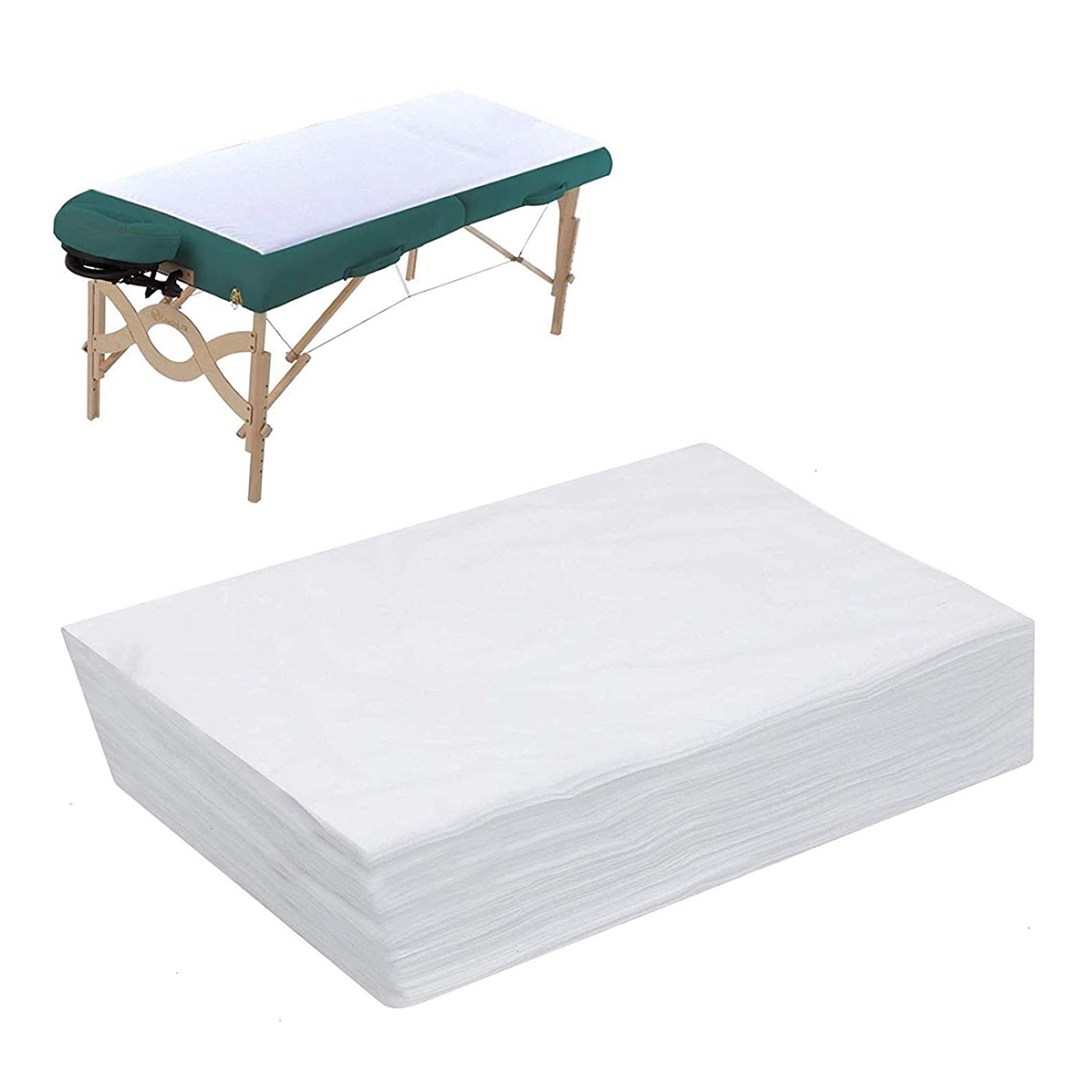 10Piece Bed Sheets Perforated Massage Table Covers for Tattoo 80x180cm White