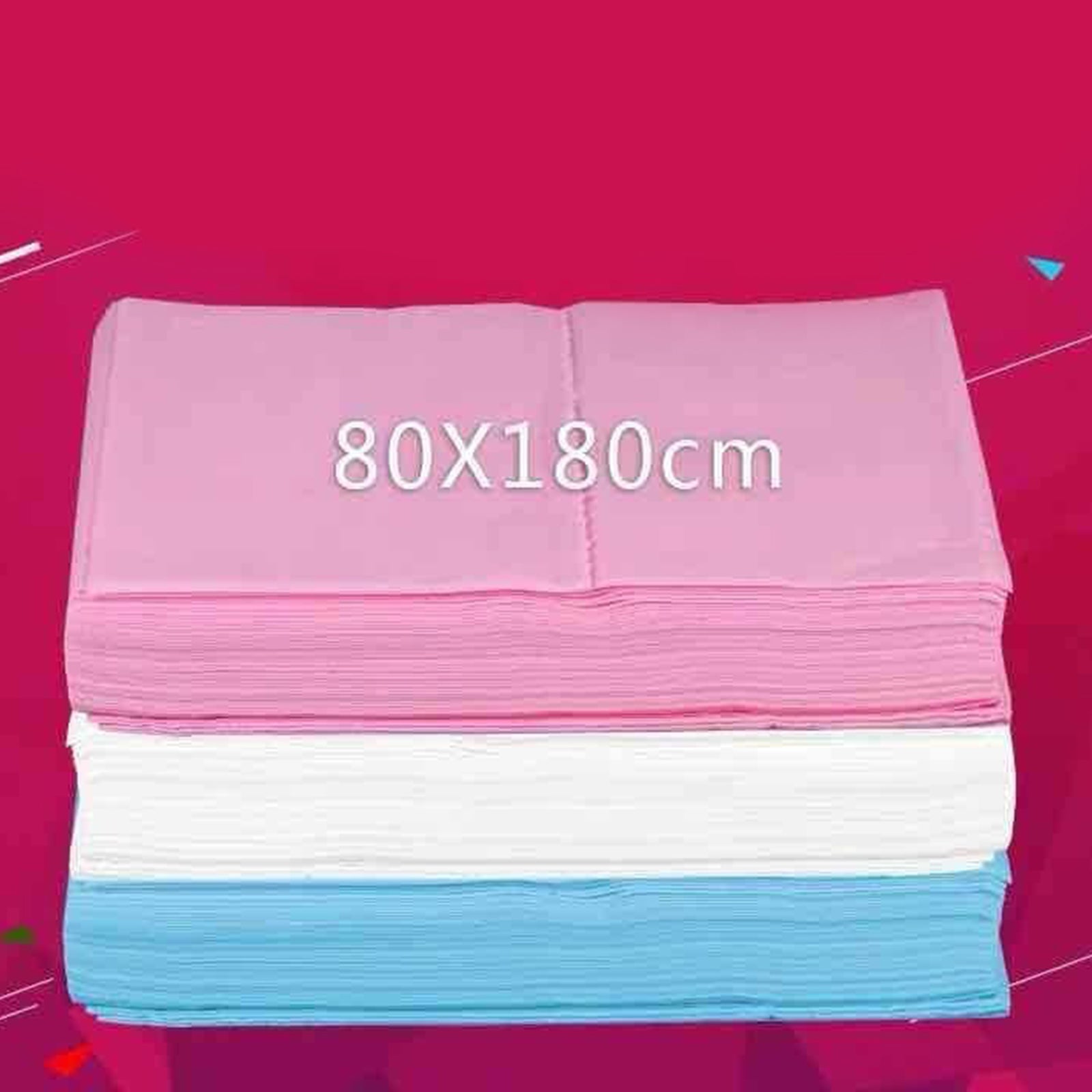 10Piece Bed Sheets Perforated Massage Table Covers for Tattoo 80x180cm Pink