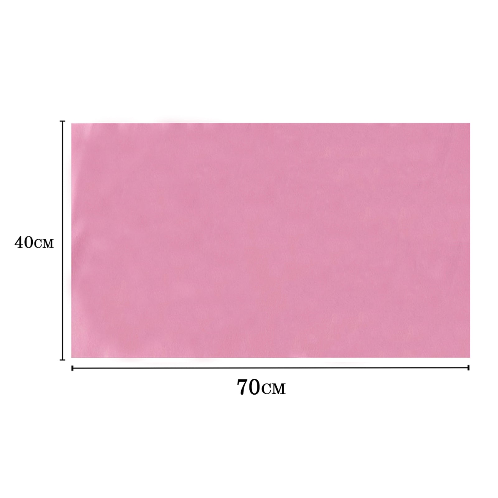 100x 15.7"x27.6" Disposable Bed Sheets Non-woven for Massage SPA Table Pink