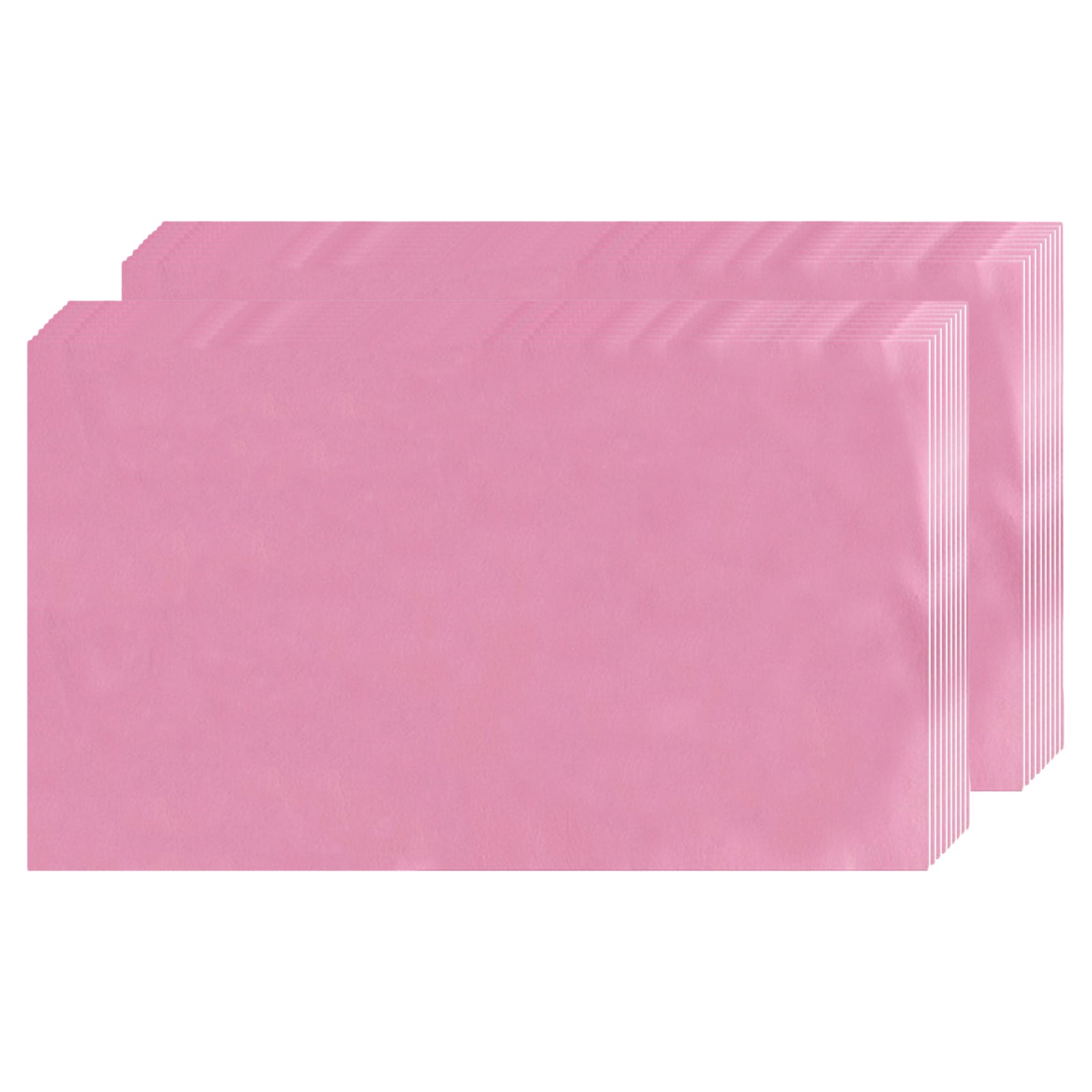 100x 15.7"x27.6" Disposable Bed Sheets Non-woven for Massage SPA Table Pink