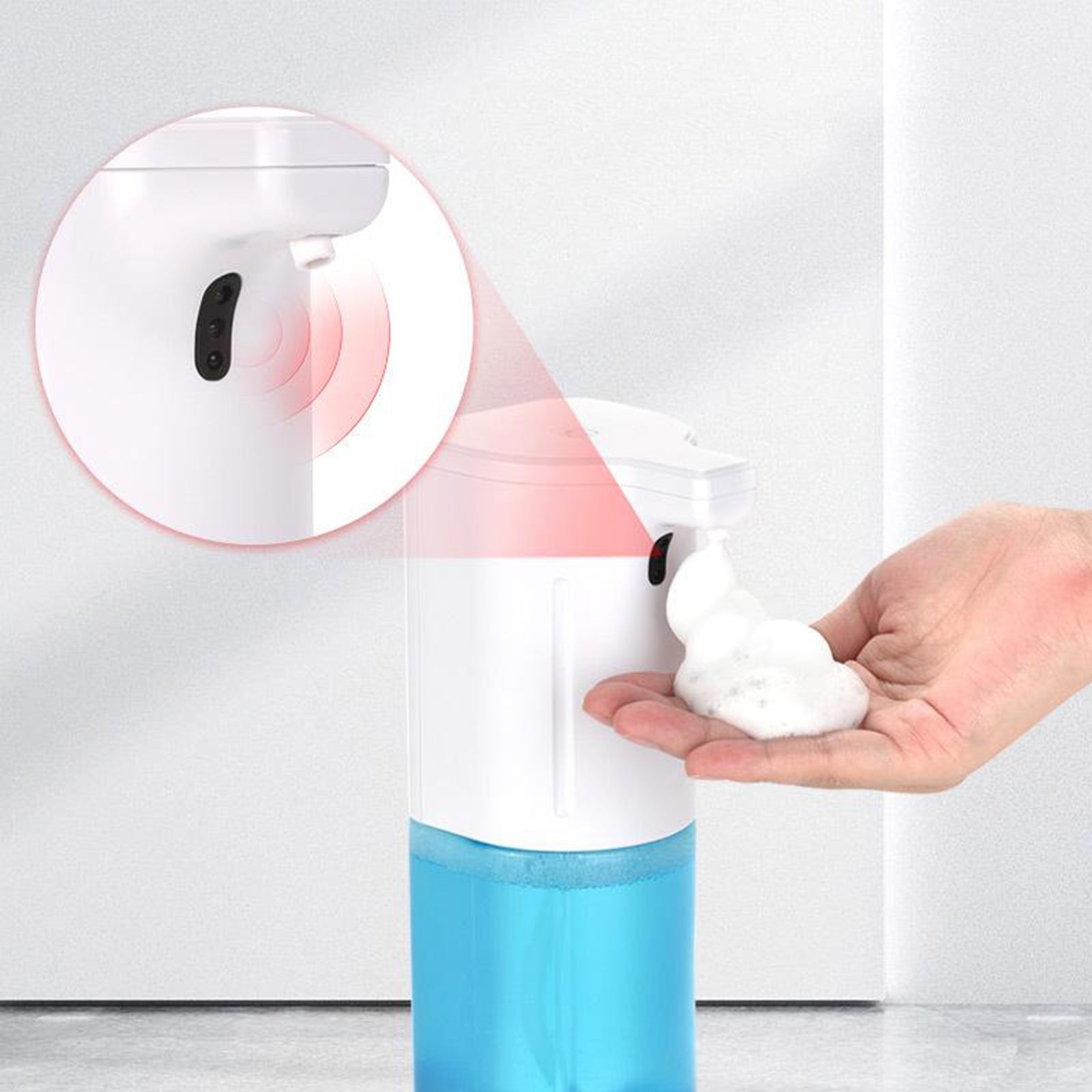 Touchless Auto Foam Soap Dispenser Induction Sprayer for Bathroom Kitchen