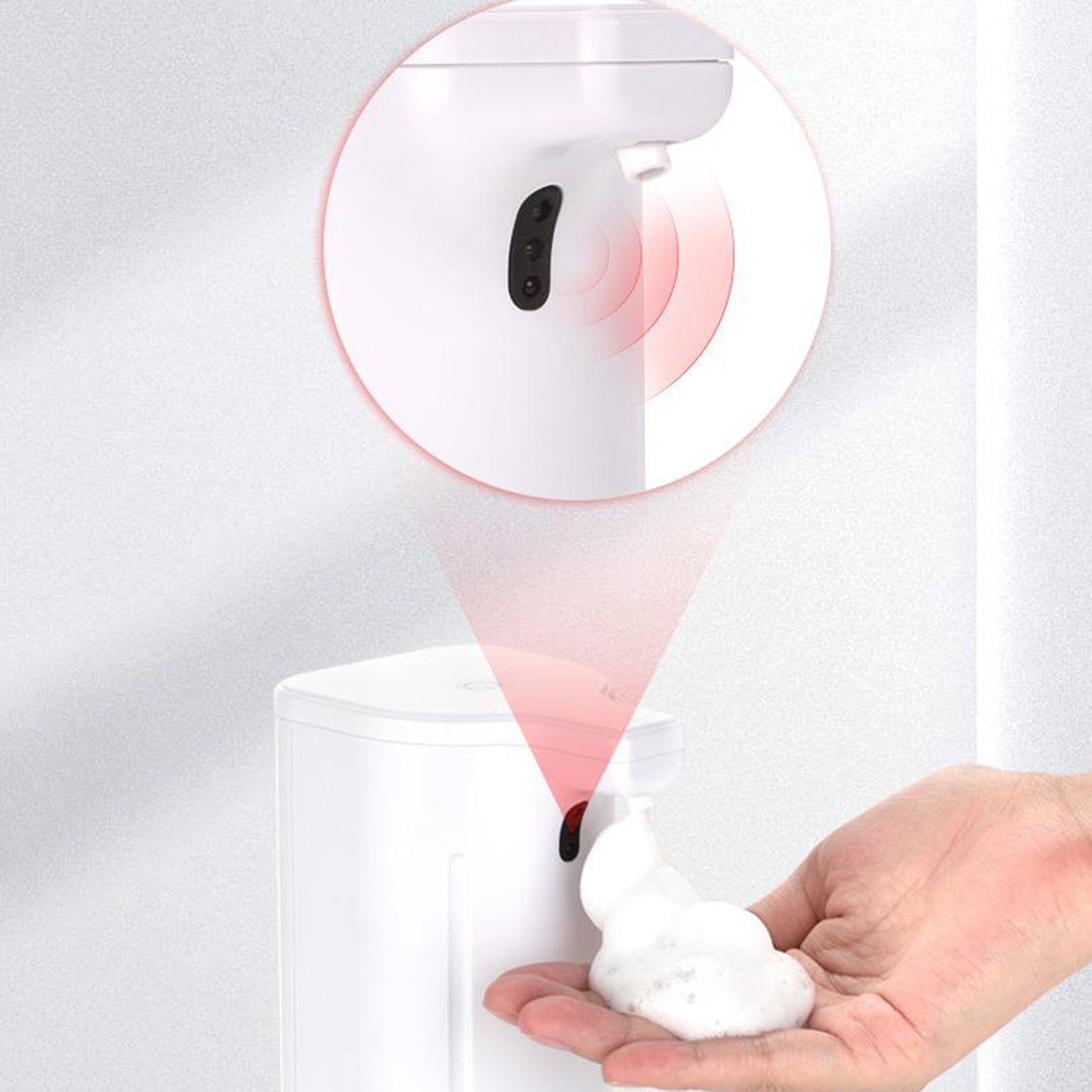 Touchless Auto Foam Soap Dispenser Induction Sprayer for Bathroom Kitchen