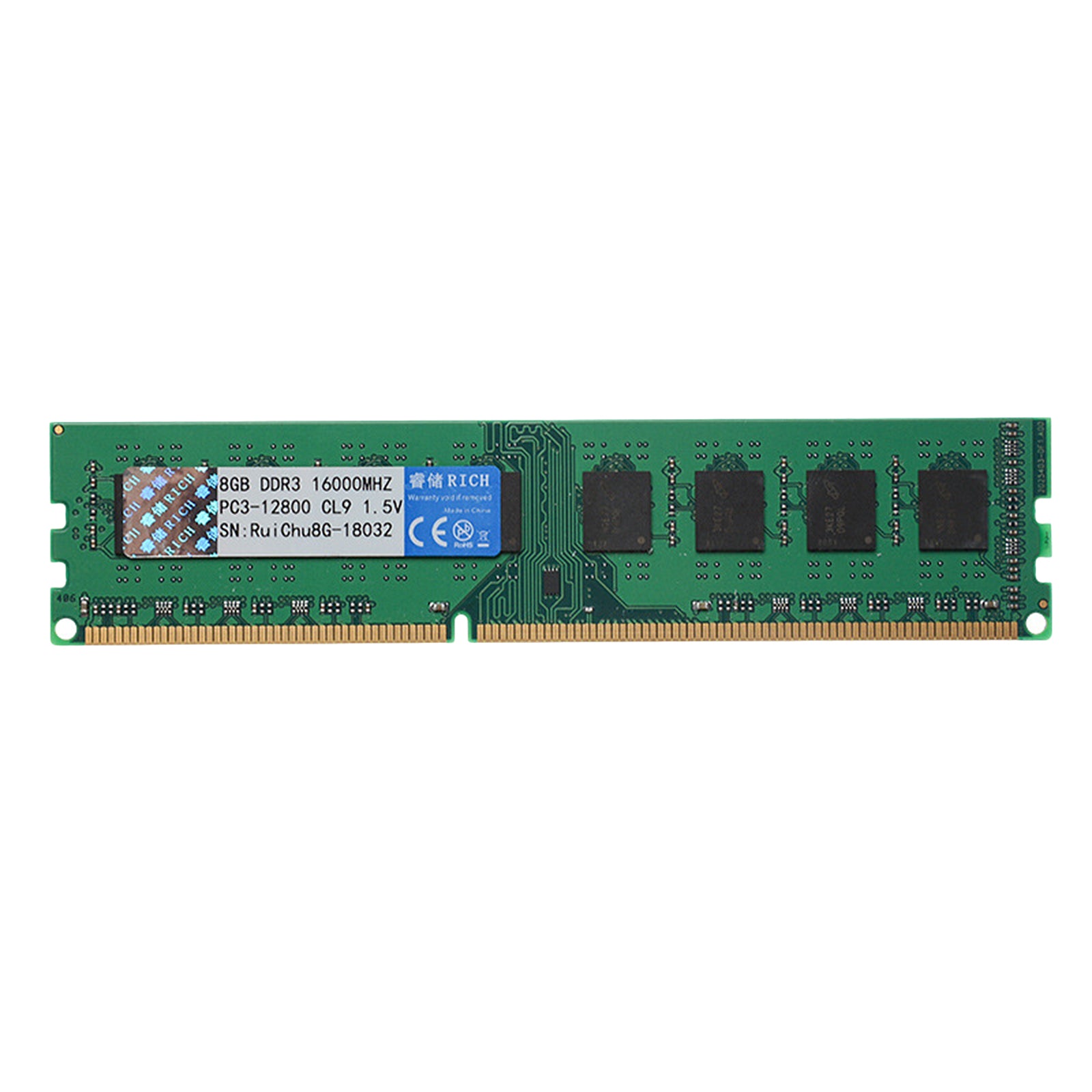 8G DDR3 PC3-12800U 1600MHz AMD Motherboard Memory RAM 240Pin Memory Module