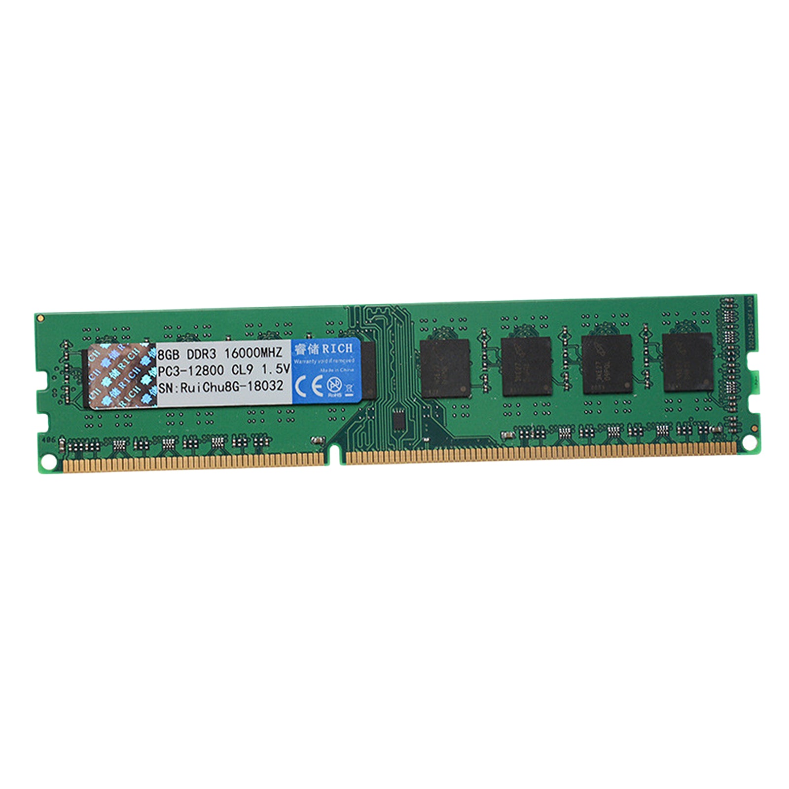 8G DDR3 PC3-12800U 1600MHz AMD Motherboard Memory RAM 240Pin Memory Module