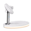 Magnetic Wireless Charger Station for iPhone 12 Apple Watch Airpods white