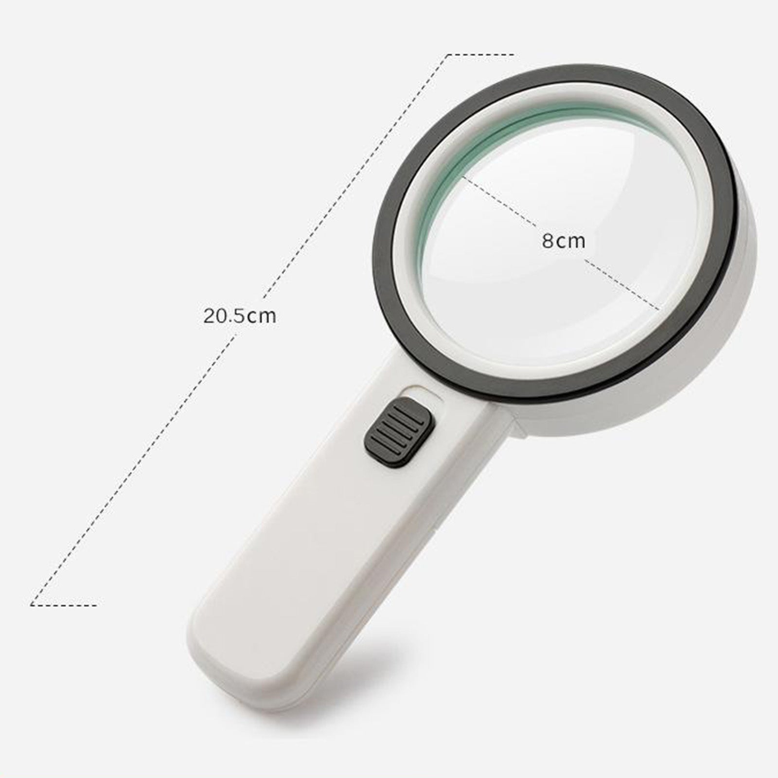 Handheld Magnifying Glass with Light for Seniors Reading Soldering Exploring