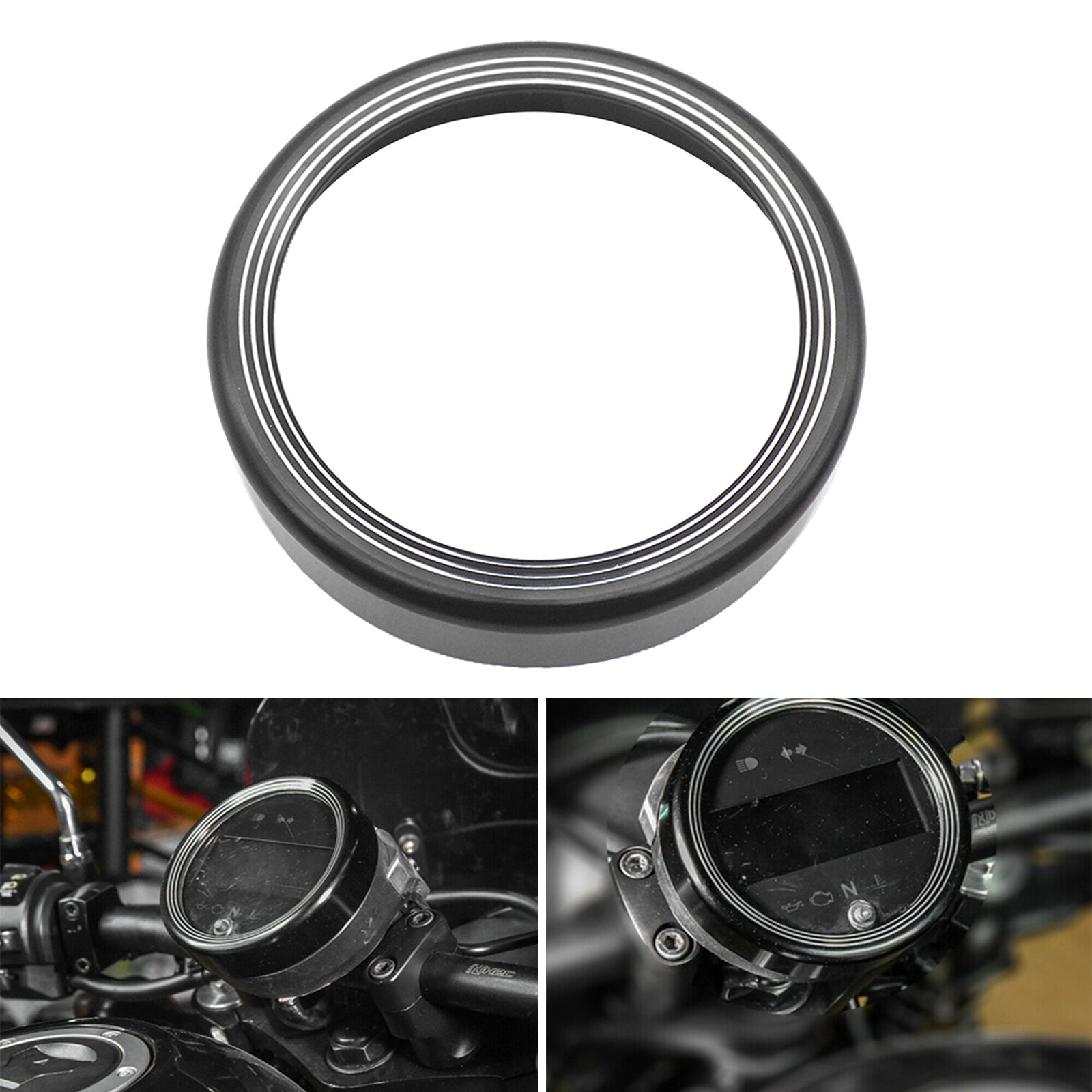 Speedometer Gauge Meter Ring For Honda Rebel CMX 300 500 17-19 Black