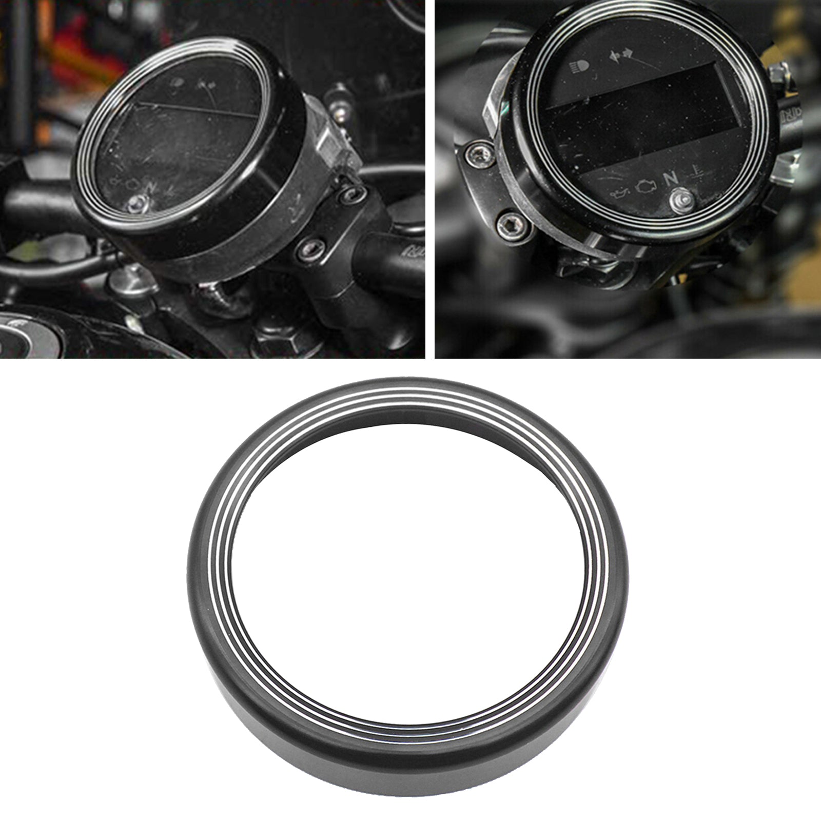 Speedometer Gauge Meter Ring For Honda Rebel CMX 300 500 17-19 Black