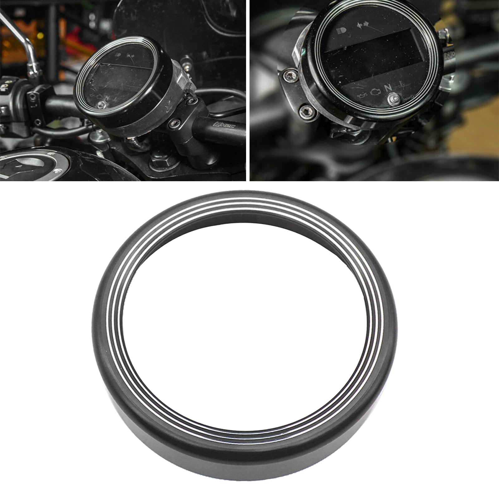 Speedometer Gauge Meter Ring For Honda Rebel CMX 300 500 17-19 Black