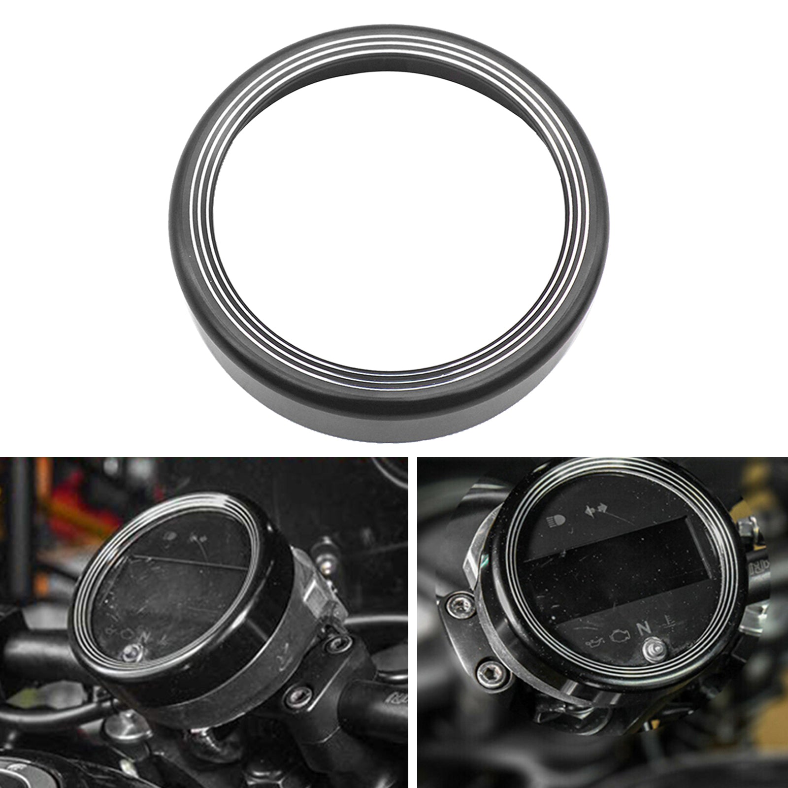 Speedometer Gauge Meter Ring For Honda Rebel CMX 300 500 17-19 Black