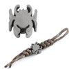 Solid Parachute Beads Knife Zipper Pull Bracelet DIY Charms Spider