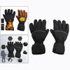 Winter Electric Heated Glove Rechargeable Battery Warm Hand Sport Black+Gray
