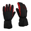 Winter Electric Heated Glove Rechargeable Battery Warm Hand Sport Black+Red