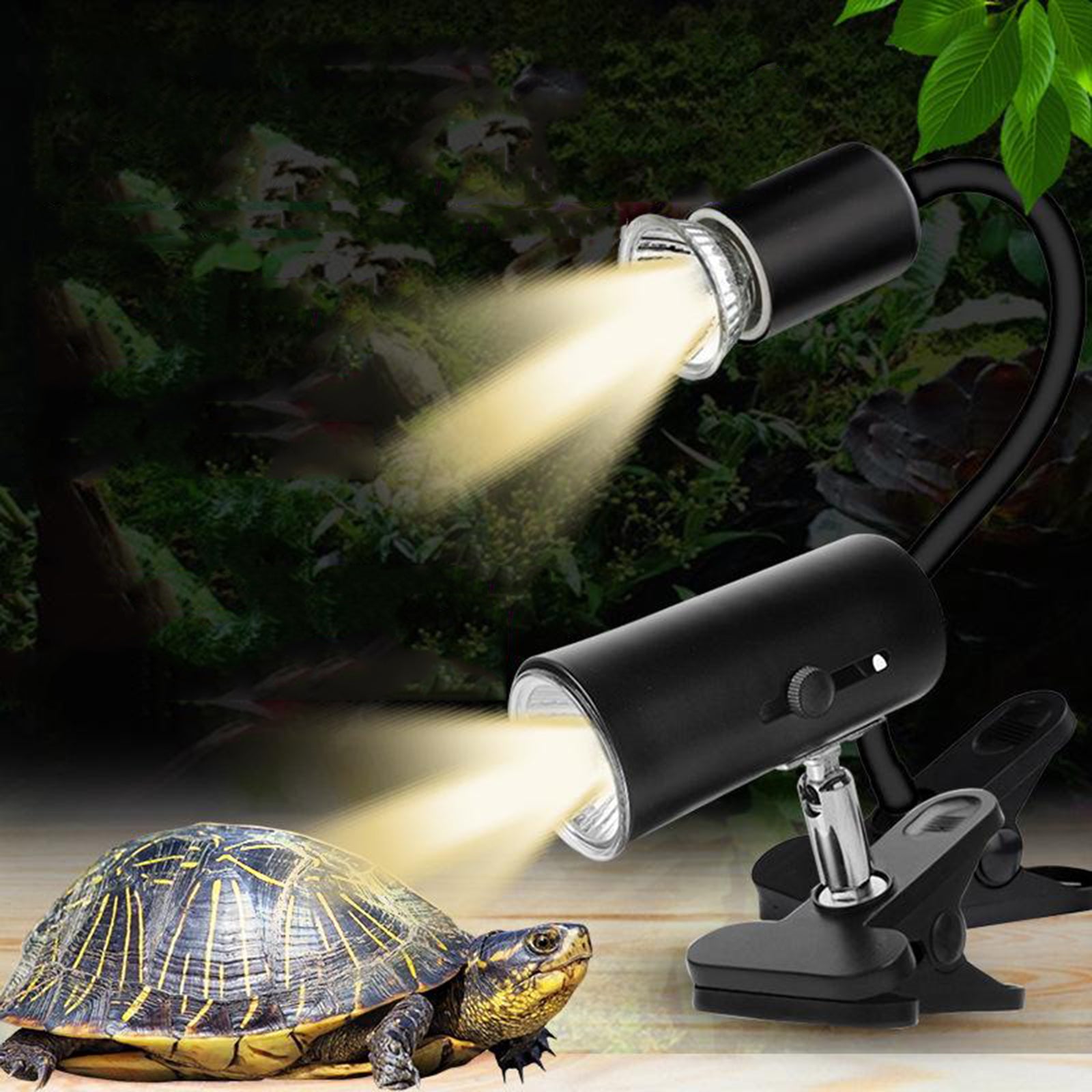 Reptile Heating Light Lamp Holder with Clip Lamp Pet Lights Flexible Clip 2