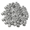 100Pcs 2021 Aluminium Bird Dove Racing Pigeon Leg Rings Bands White