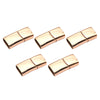 5 Pcs Magnetic Clasps Necklace Bracelet DIY Buckle Connector Rose Gold2