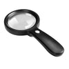 Handle 10X Reading Magnifying Glass Loupe Magnifier for Reading Map 12 LED