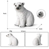 Lifelike Polar Animals Figure Wildlife Animal Kids Educational Learning Toy