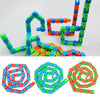 Wacky Tracks Snap and Click Sensory Toys Kids Adult Puzzles Red Blue