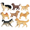 Solid Plastic Simulated Dog Model Decor Kids Toy Miniature Figurine Decor