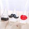 Resin Spectacle Stand Home Office Decorative Desk Eyeglasses Holder Lips