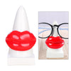 Resin Spectacle Stand Home Office Decorative Desk Eyeglasses Holder Lips