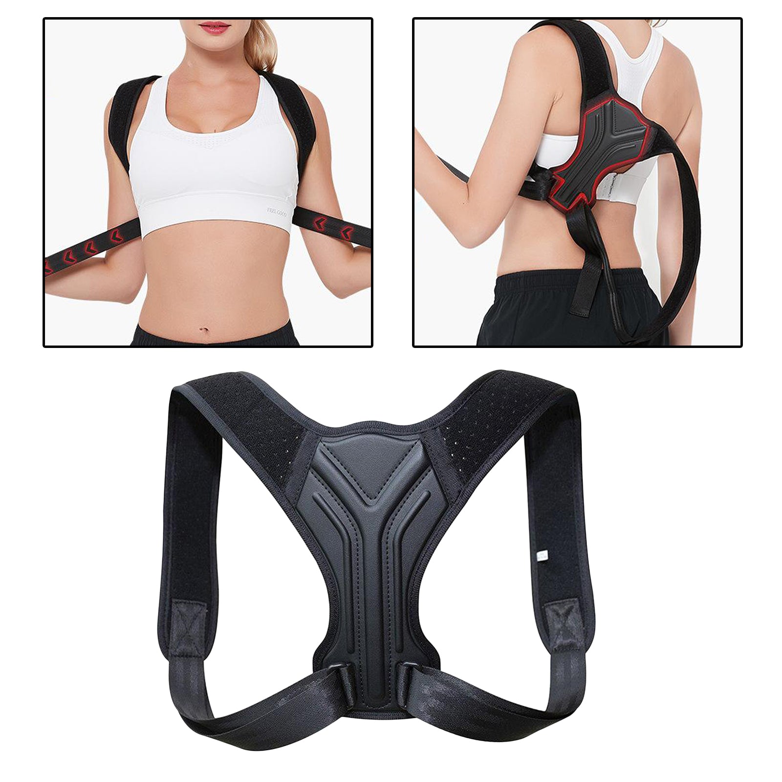 Breathable Universal Adjustable Shoulder Posture Corrector Back Straightener