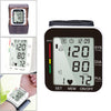 Home Use Electric Wrist Blood Pressure Monitor Tester Large LCD Display