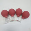 4 Pieces Safety Vacuum Cupping for Massage Body Face Leg Back Face Arm Back red