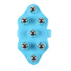 Palm Shaped Hand Held Massager Pain Relief for Foot, Hamstrings, Thighs Blue Magnetic