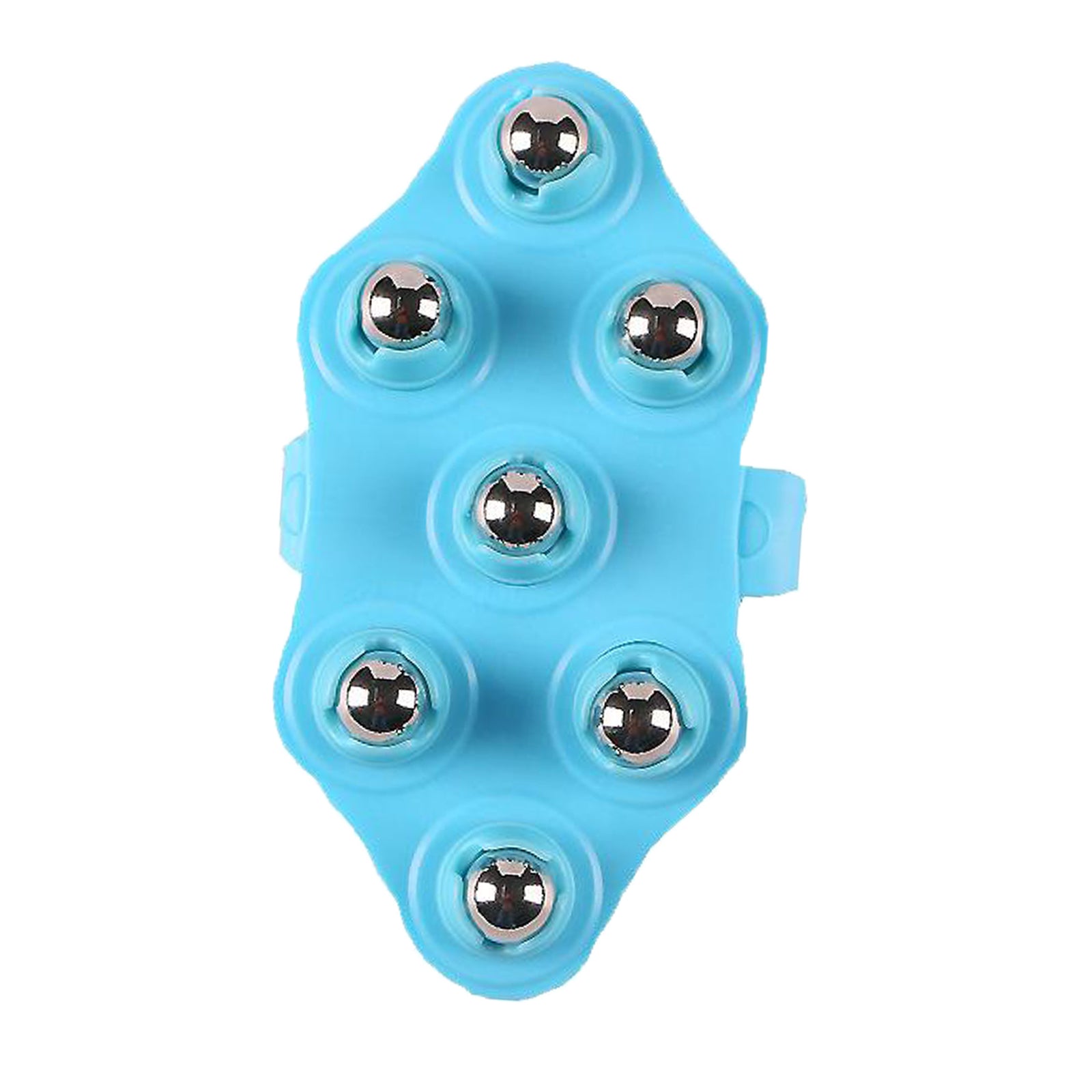 Palm Shaped Hand Held Massager Pain Relief for Foot, Hamstrings, Thighs Blue Magnetic