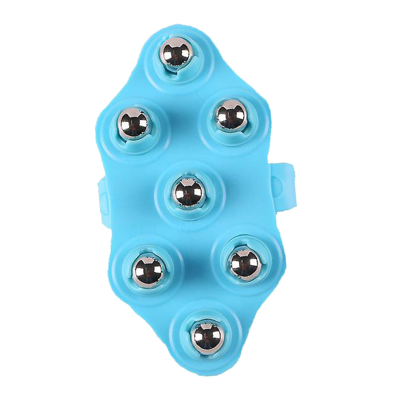 Palm Shaped Hand Held Massager Pain Relief for Foot, Hamstrings, Thighs Blue Magnetic