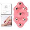 Palm Shaped Hand Held Massager Pain Relief for Foot, Hamstrings, Thighs Pink