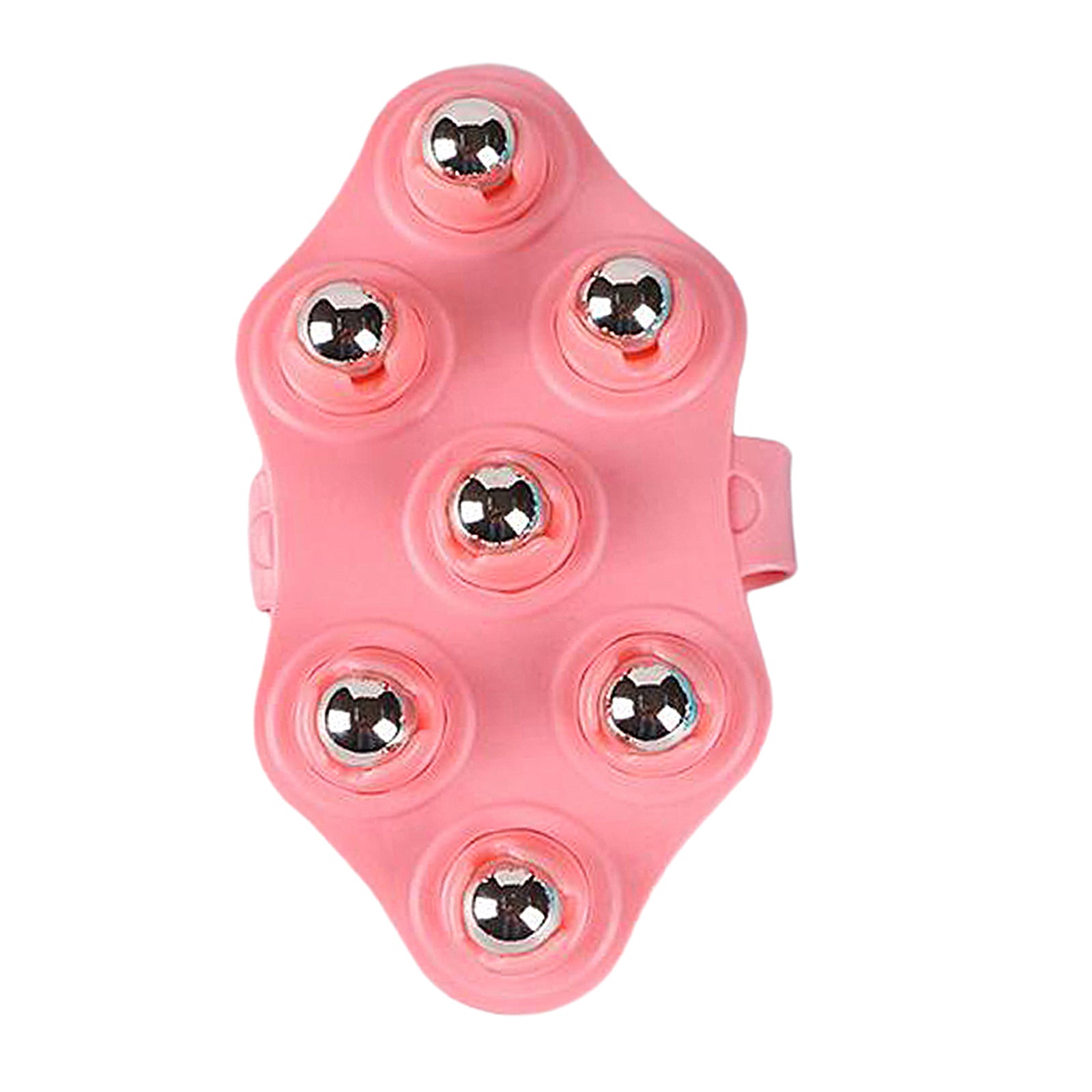 Palm Shaped Hand Held Massager Pain Relief for Foot, Hamstrings, Thighs Pink