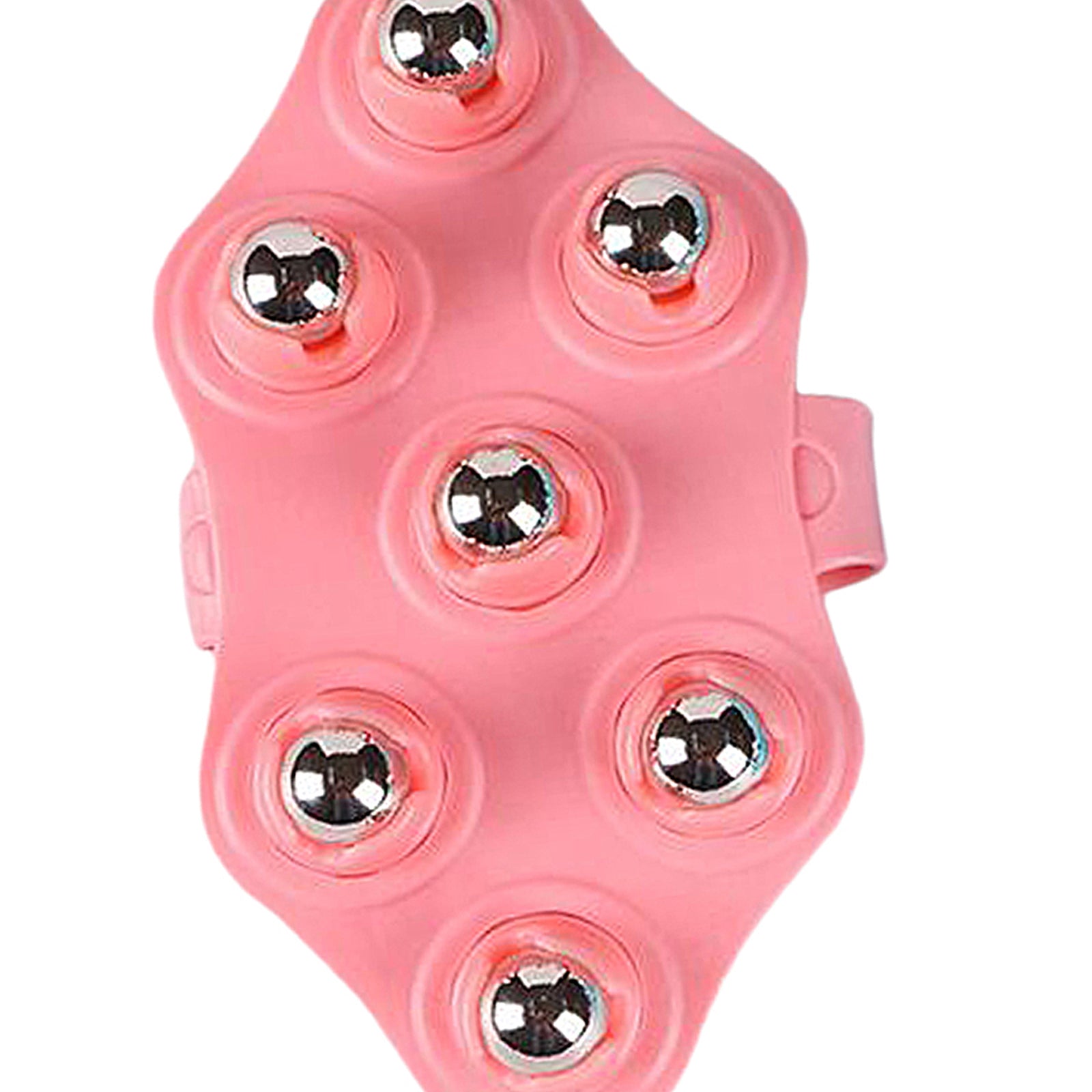 Palm Shaped Hand Held Massager Pain Relief for Foot, Hamstrings, Thighs Pink