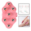 Palm Shaped Hand Held Massager Pain Relief for Foot, Hamstrings, Thighs Pink