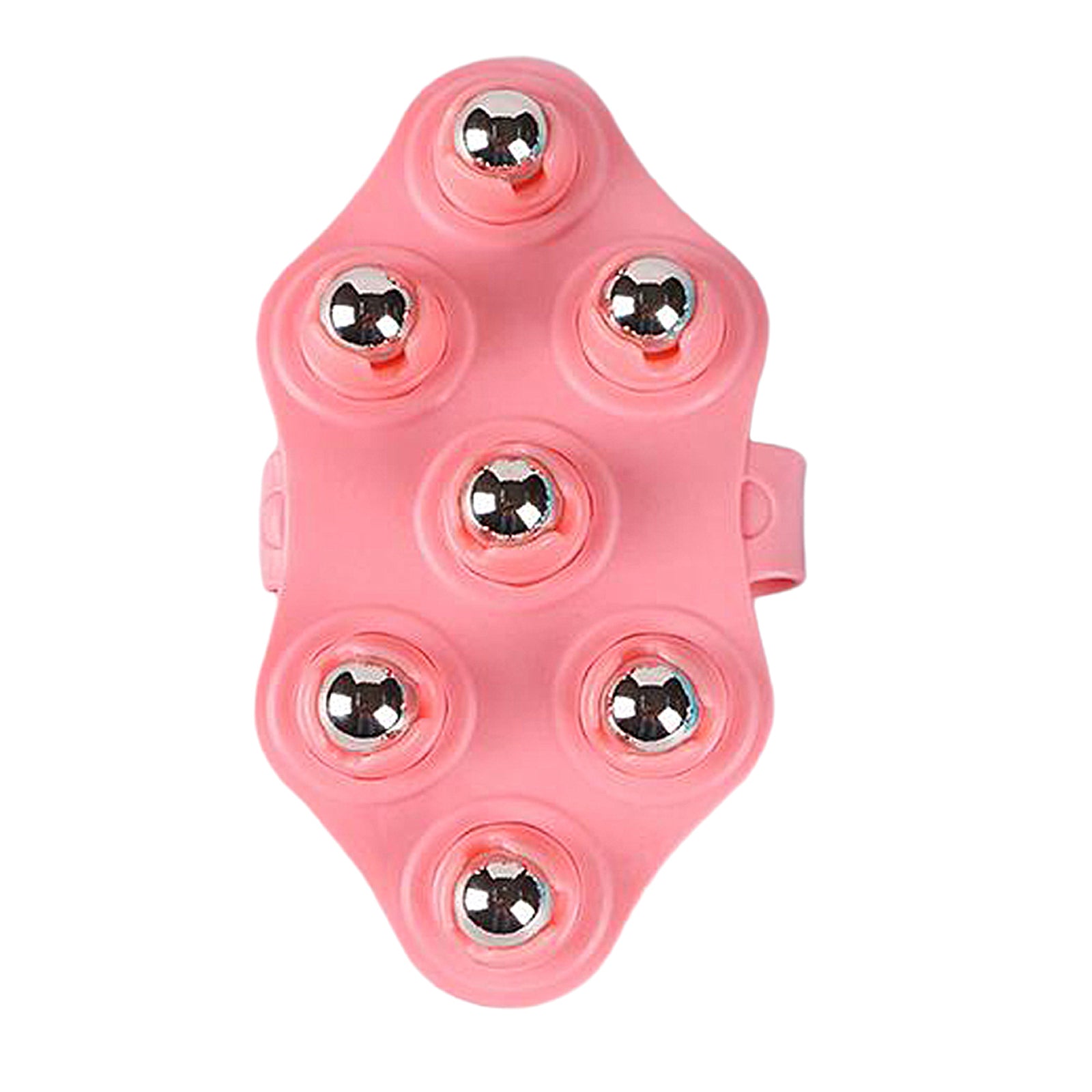 Palm Shaped Hand Held Massager Pain Relief for Foot, Hamstrings, Thighs Pink