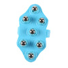 Palm Shaped Hand Held Massager Pain Relief for Foot, Hamstrings, Thighs Blue