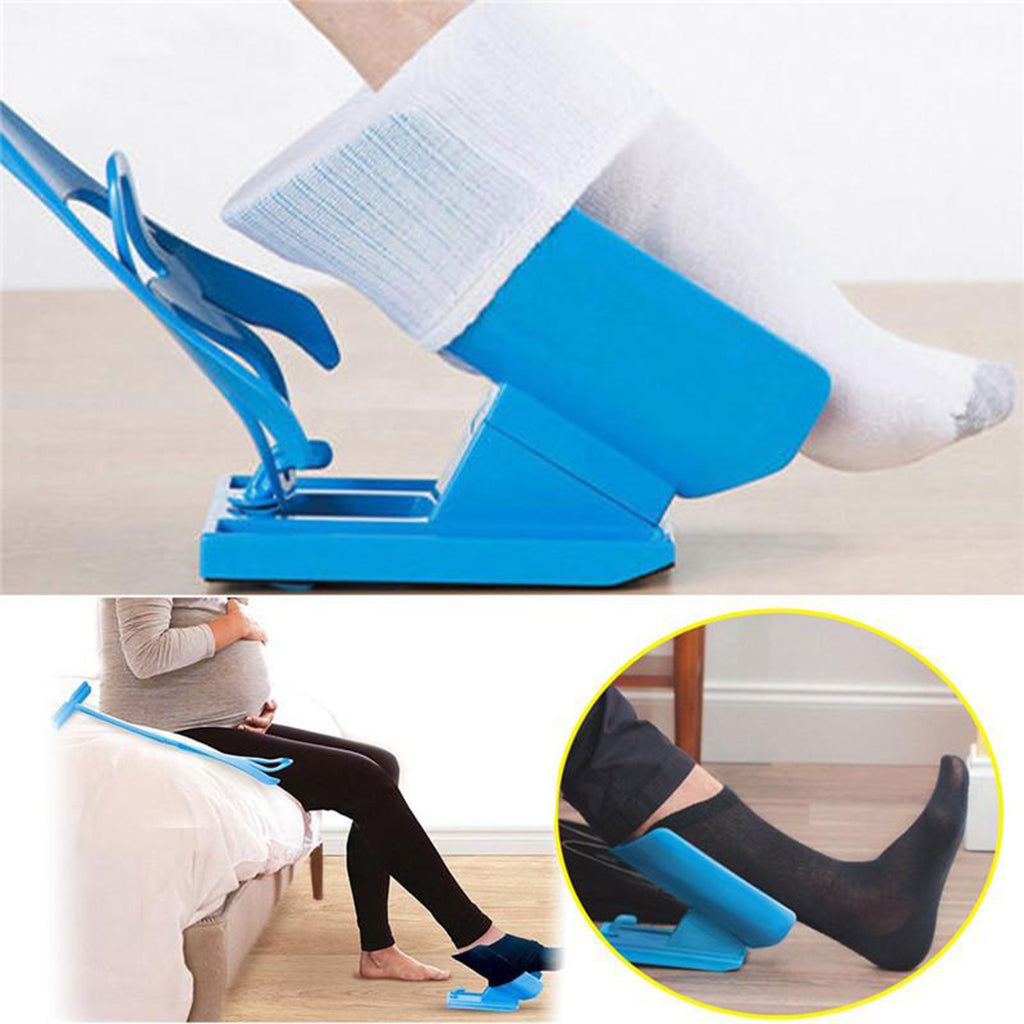 Sock Aid Slider Easy On Off Pulling Assist for Elderly Disabled Handicapped