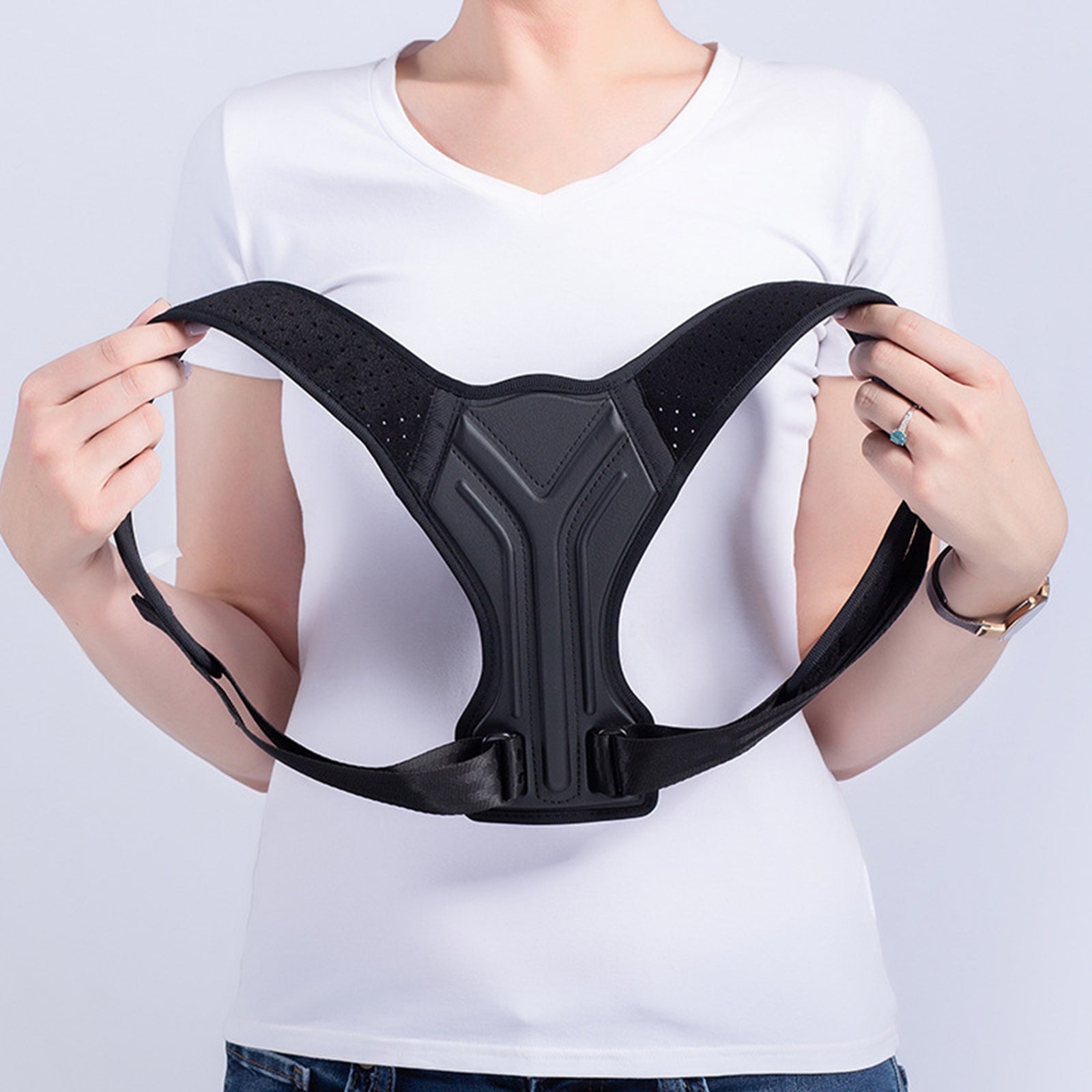 Highly Breathable Correction Belt Spine Corset for Anti-hunchback Brace M