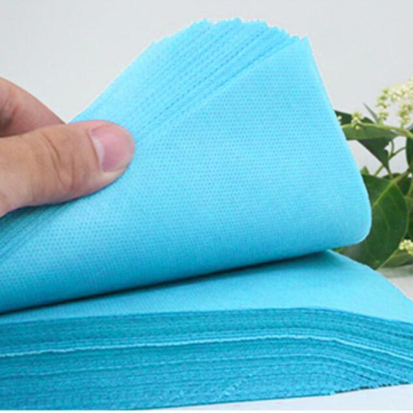 100x 15.7"x27.6" Disposable Bed Sheets Non-woven for Massage SPA Table Blue