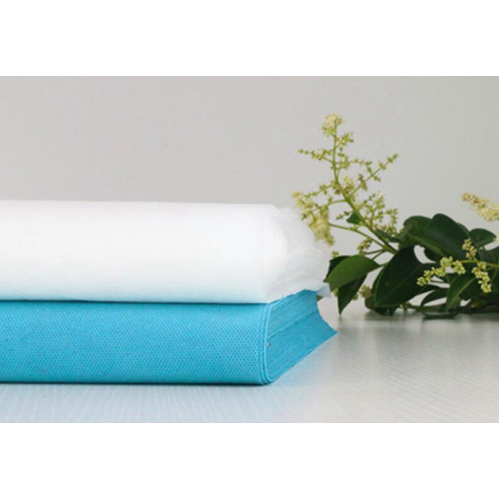 100x 15.7"x27.6" Disposable Bed Sheets Non-woven for Massage SPA Table Blue