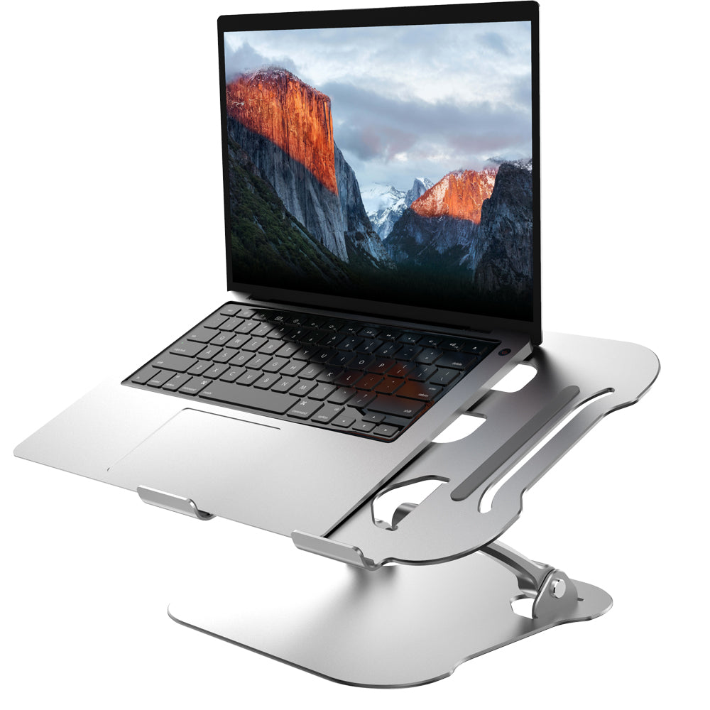 Portable Foldable Cooling for MacBook Accessories Lenovo HP Support (Silver)