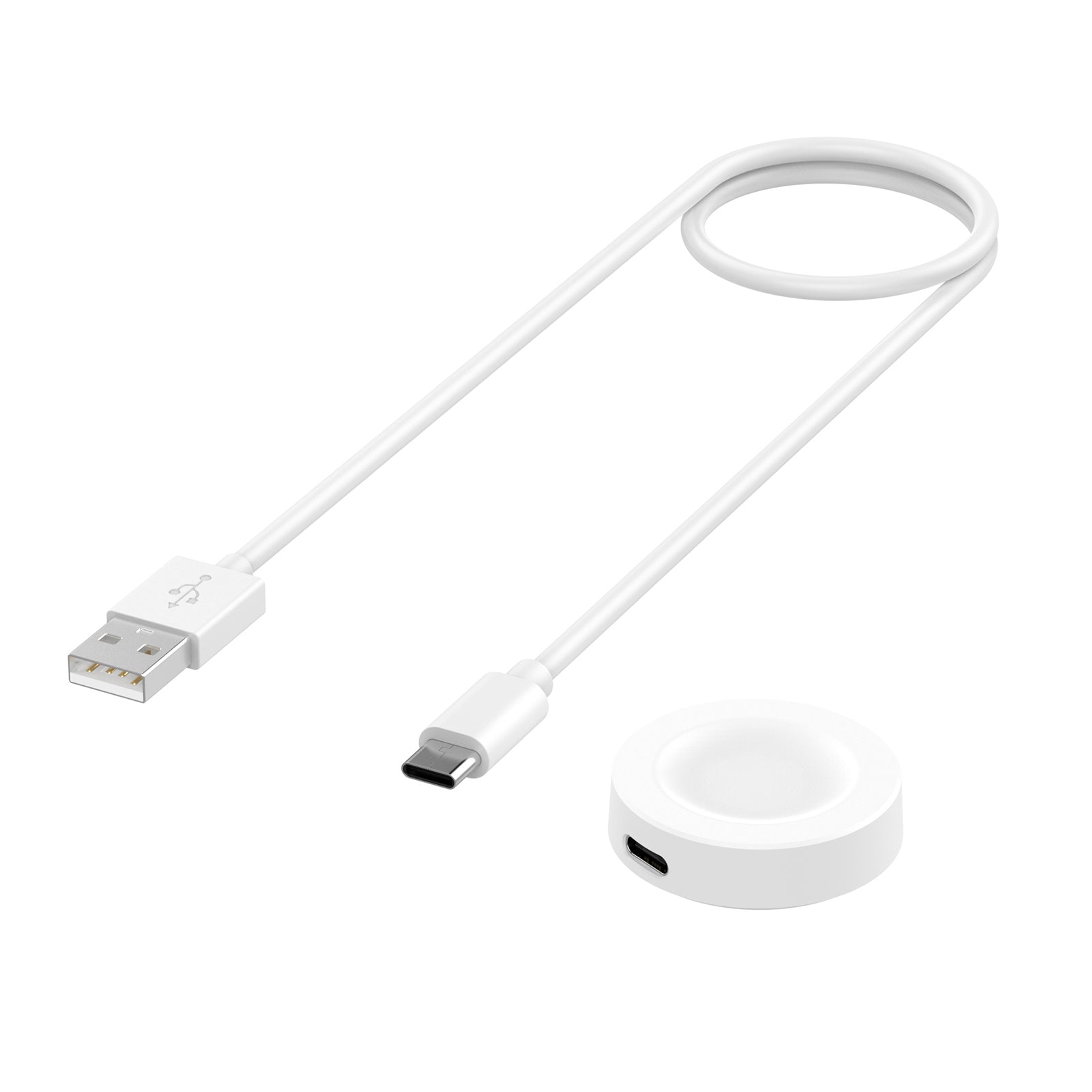 Charging Dock Holder Charger Cable for Huawei GT2 Pro Watch White Separate