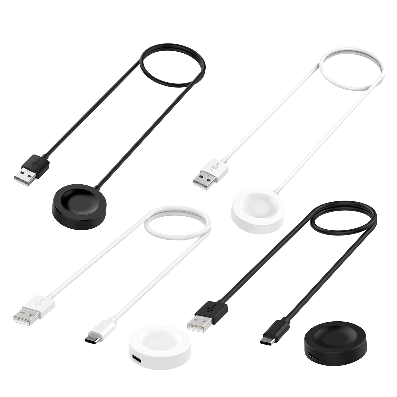 Charging Dock Holder Charger Cable for Huawei GT2 Pro Watch White Separate